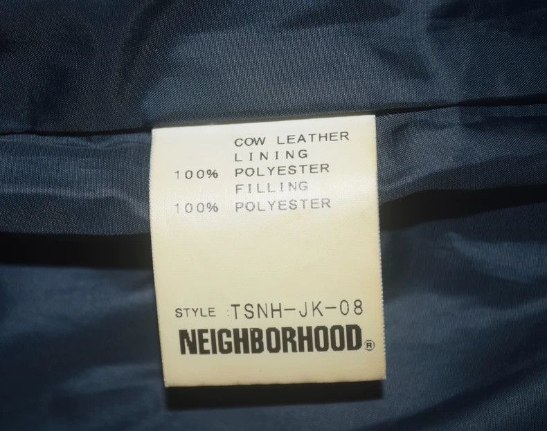 Neighborhood Neighborhood Early Navy Leather Jacket - dmc Size US L / EU 52-54 / 3 - 8 Thumbnail