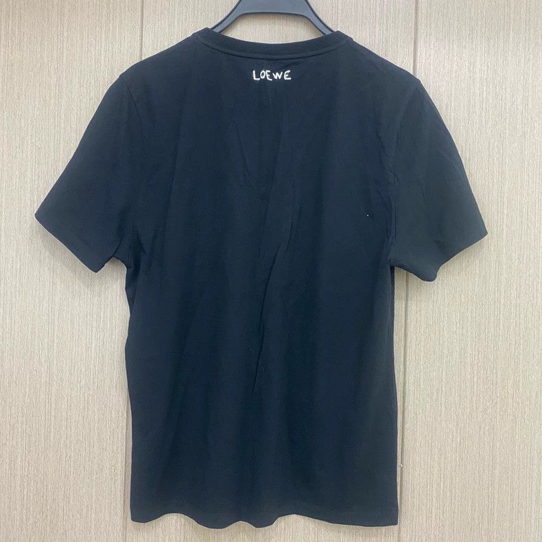 Loewe LOEWE Black Crewneck Graphic T-Shirt - dmc Size US S / EU 44-46 / 1 - 3 Thumbnail