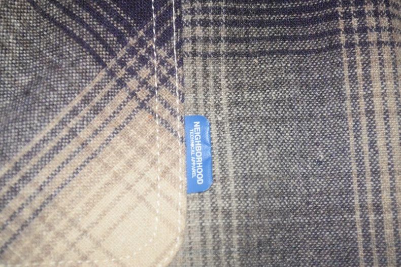 Neighborhood NBHD 09AW Gradient Plaid Wool Shirt - dmc Size US L / EU 52-54 / 3 - 6 Thumbnail