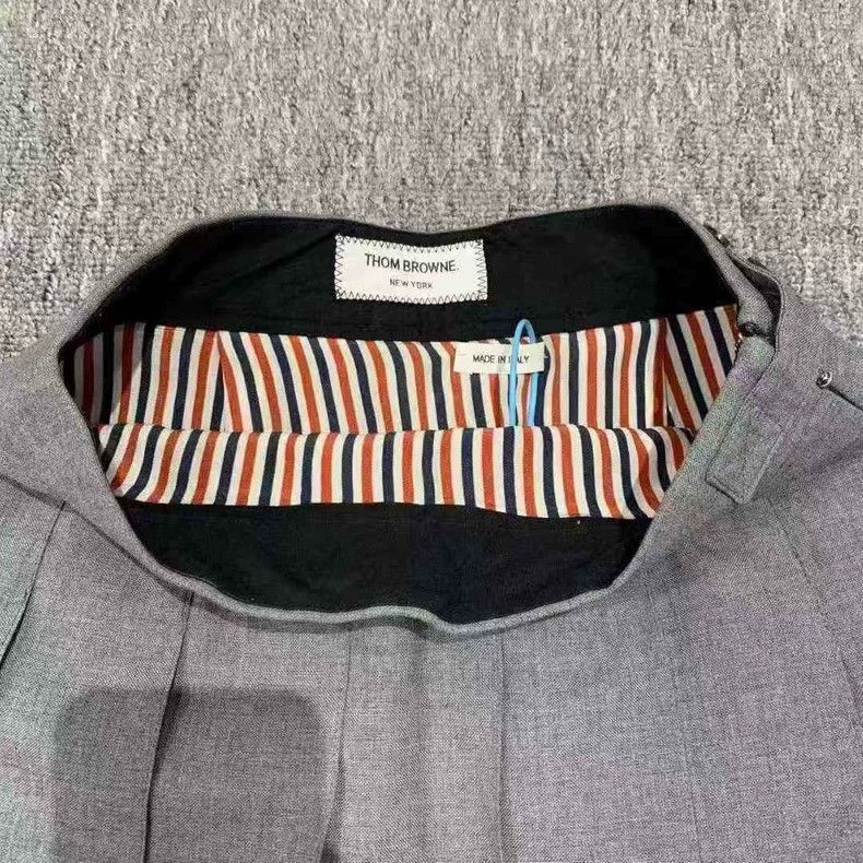 Thom Browne Thom Browne Gray Pleated Skirt - dmc Size US 31 - 3 Thumbnail
