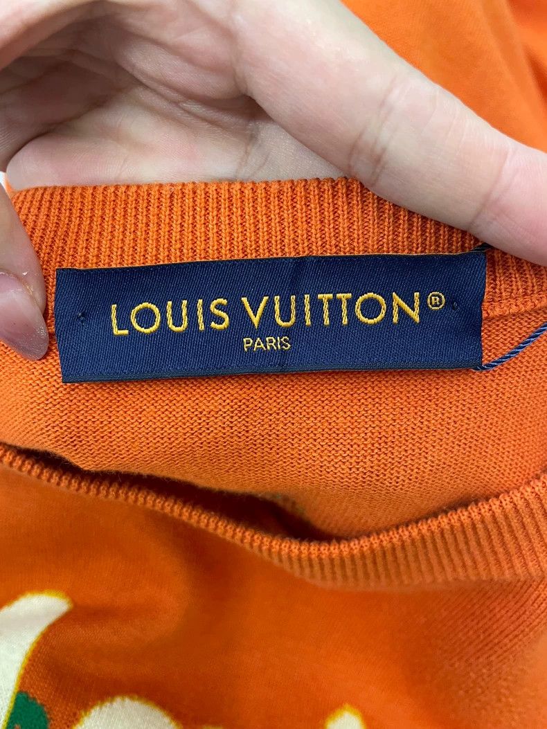 Louis Vuitton Louis Vuitton 2024 Orange Coconut Tree Knit Tee - dmc Size US M / EU 48-50 / 2 - 7 Thumbnail