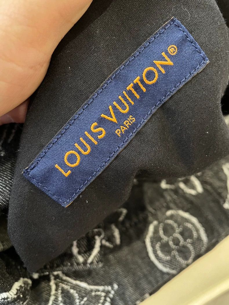 Louis Vuitton LV Black Floral Denim Short Sleeve Shirt - dmc Size US S / EU 44-46 / 1 - 6 Thumbnail