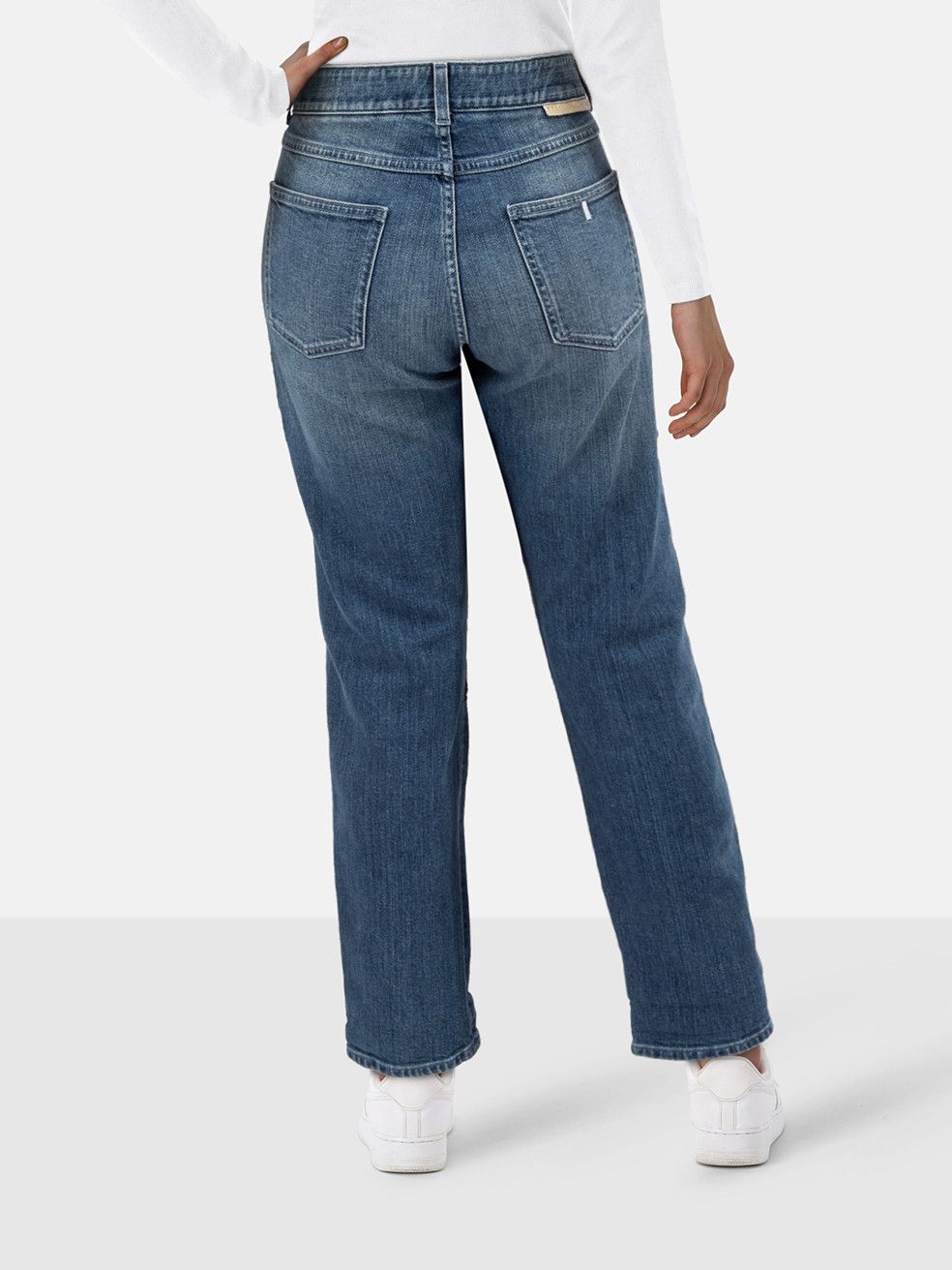 Stella McCartney Blue Sequin Patch Detail Jeans Size 30" / US 8 / IT 44 - 2 Thumbnail