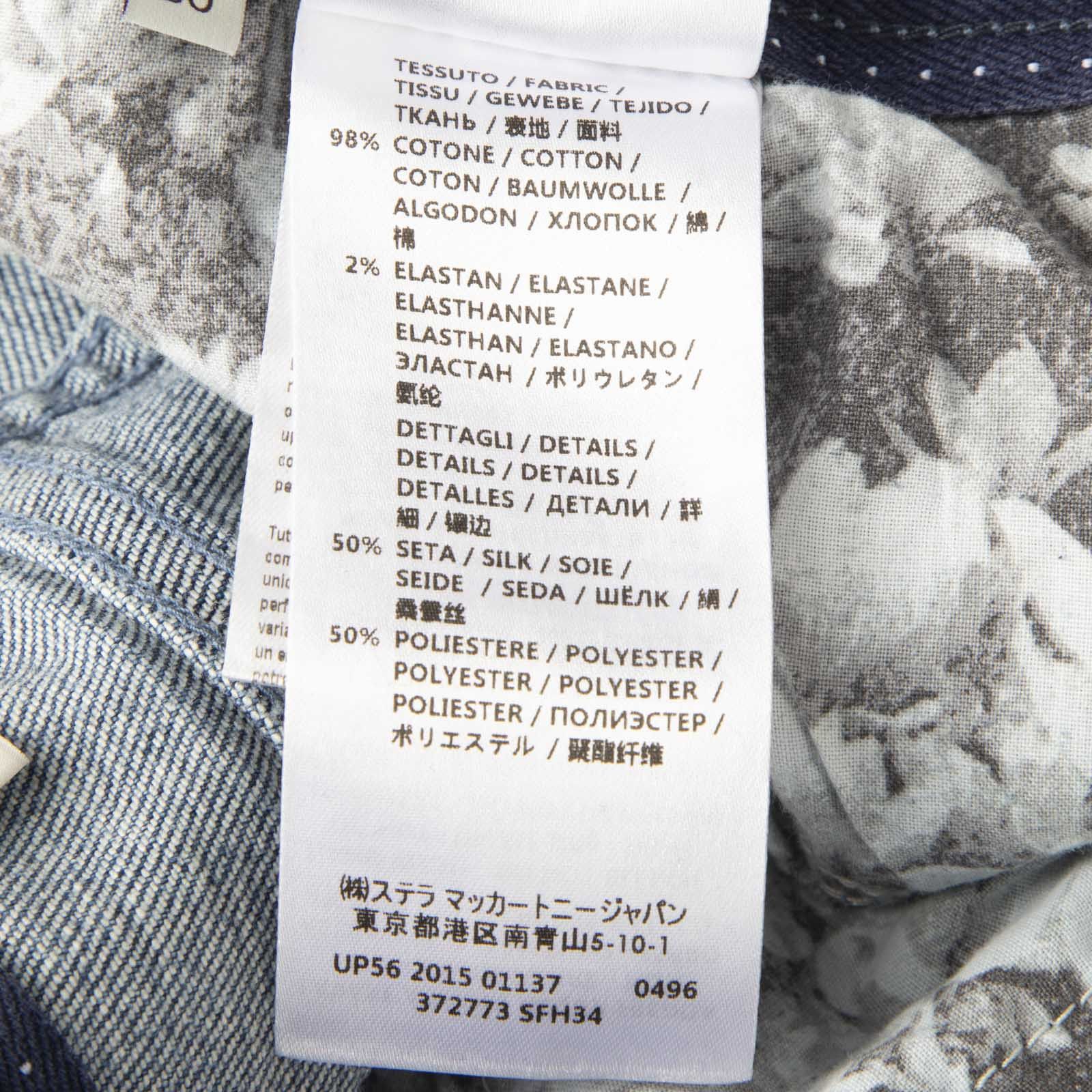 Stella McCartney Blue Sequin Patch Detail Jeans Size 30" / US 8 / IT 44 - 5 Thumbnail