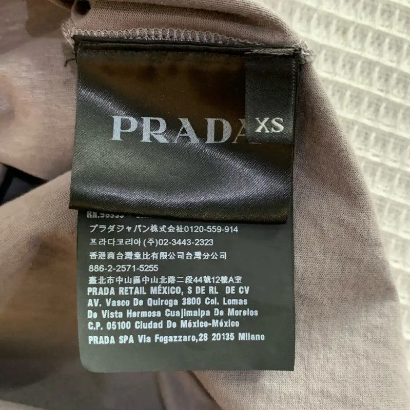 Prada Prada Grey Graphic Print Short Sleeve T-Shirt Size US XS / EU 42 / 0 - 4 Thumbnail