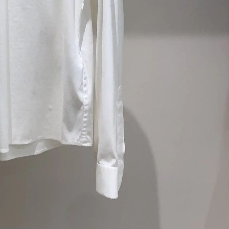 Prada Prada Men's Long Sleeve White Cotton Shirt Size US M / EU 48-50 / 2 - 4 Thumbnail