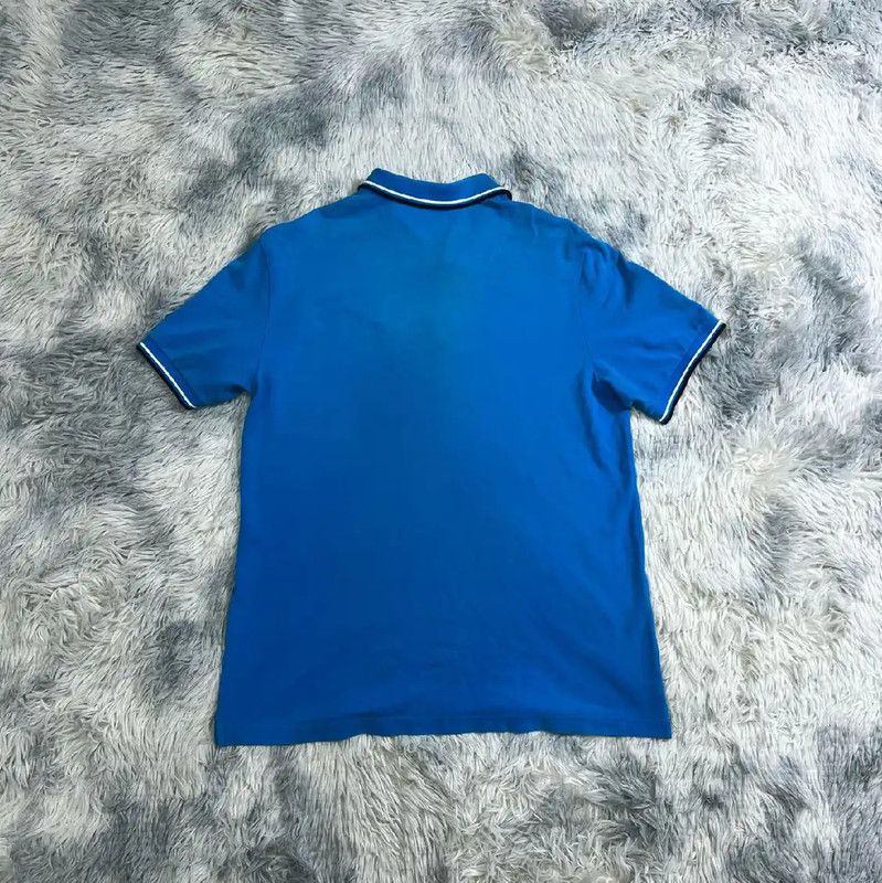 Prada Prada Blue Cotton Men's Polo Shirt Size US XXL / EU 58 / 5 - 2 Thumbnail
