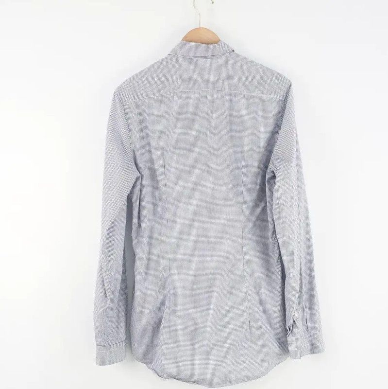 Prada Prada Blue Cotton Long Sleeve Shirt for Men Size US L / EU 52-54 / 3 - 2 Thumbnail