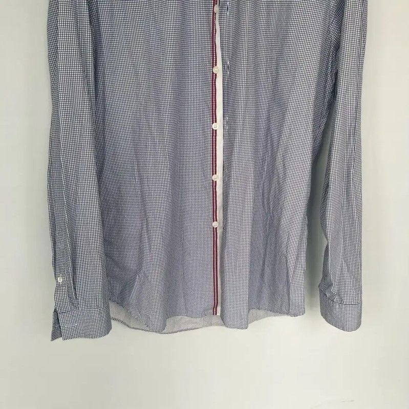 Prada Prada Gray Long Sleeve Men's Shirt Size US L / EU 52-54 / 3 - 6 Thumbnail