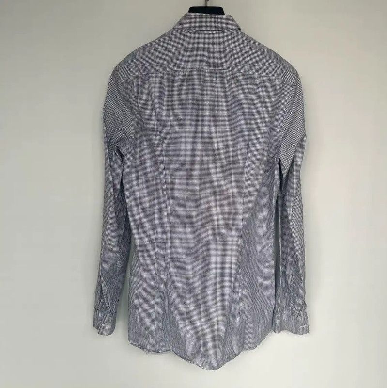 Prada Prada Gray Long Sleeve Men's Shirt Size US L / EU 52-54 / 3 - 2 Thumbnail