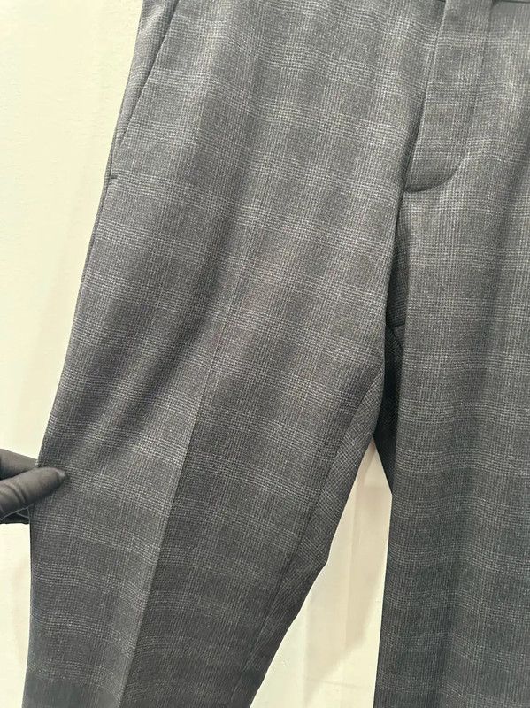 Prada Prada Men's Casual Wool Trousers in Dark Gray Size US 26 / EU 42 - 3 Thumbnail