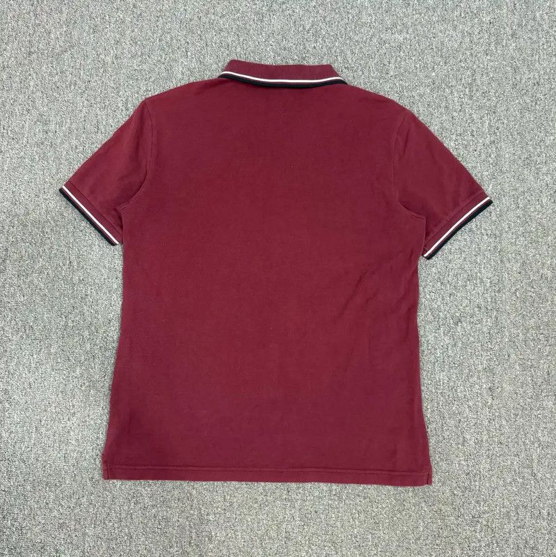 Prada Prada Red Cotton Men's Polo Shirt Size US M / EU 48-50 / 2 - 2 Thumbnail