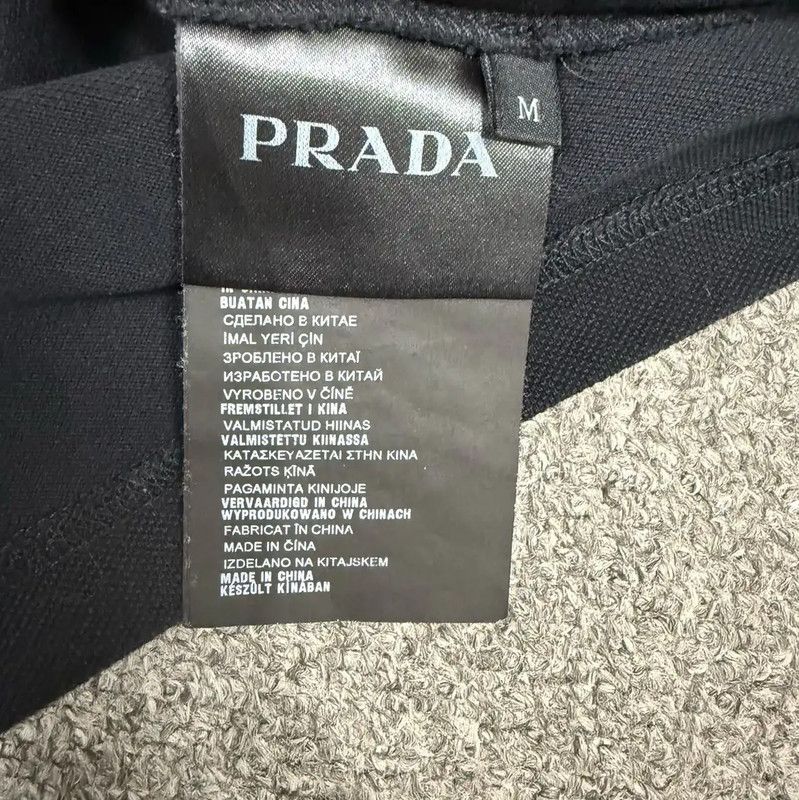Prada Prada Black Cotton Men's Polo Shirt Size US M / EU 48-50 / 2 - 4 Thumbnail