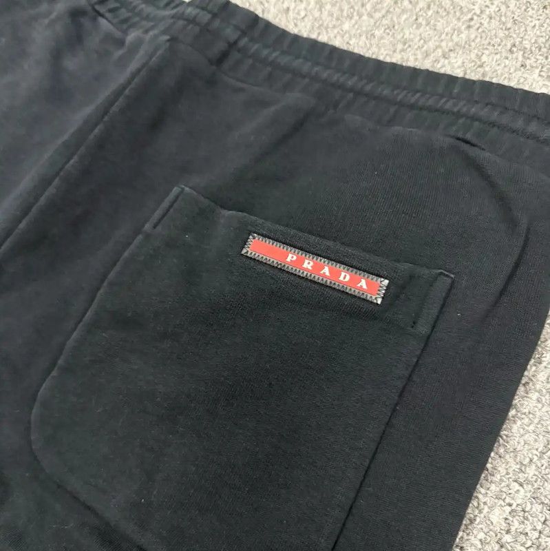Prada Prada Black Cotton Men's Shorts Size US 34 / EU 50 - 3 Thumbnail