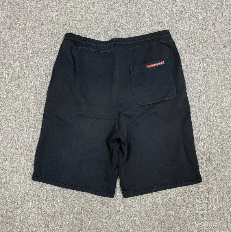 Prada Prada Black Cotton Men's Shorts Size US 34 / EU 50 - 2 Thumbnail