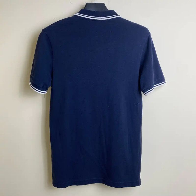 Prada Prada Summer Navy Blue Embroidered Polo Shirt Size US M / EU 48-50 / 2 - 2 Thumbnail