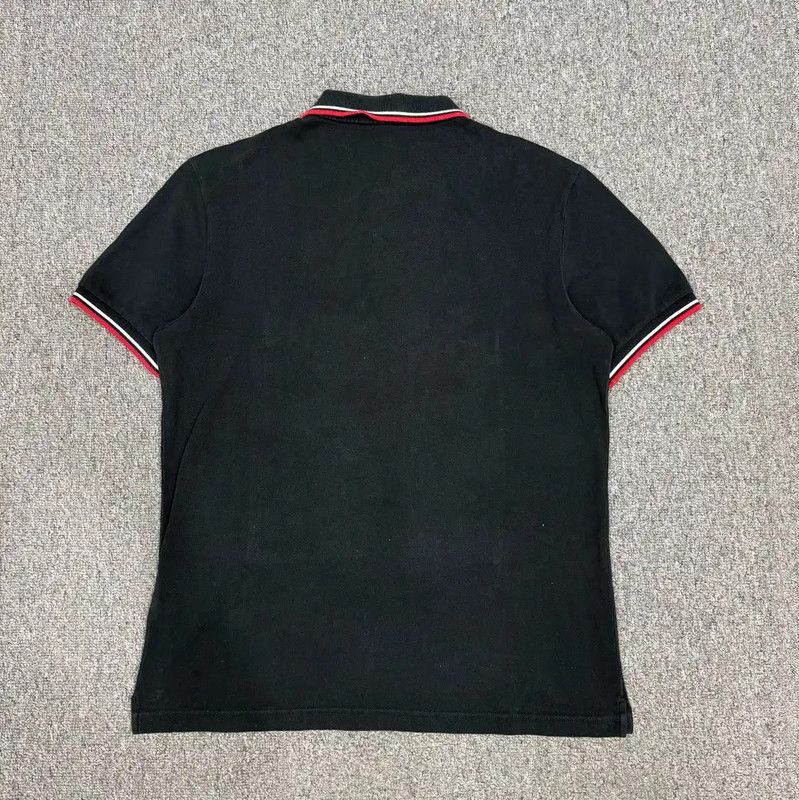 Prada Prada Black Cotton Men's Polo Shirt Size US L / EU 52-54 / 3 - 2 Thumbnail