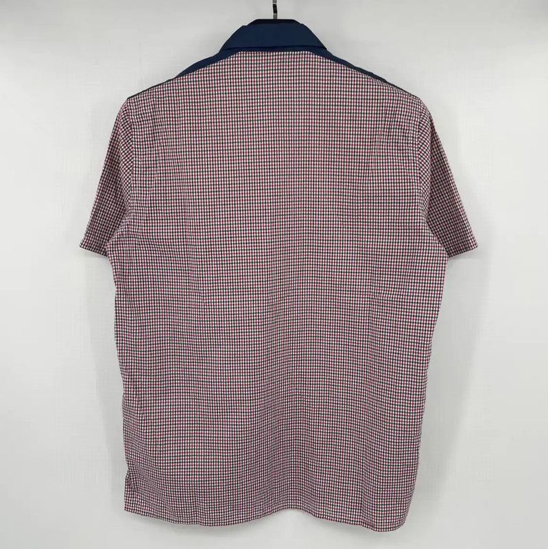 Prada Prada Summer Colorblock Cotton Short Sleeve Shirt Size US M / EU 48-50 / 2 - 2 Thumbnail