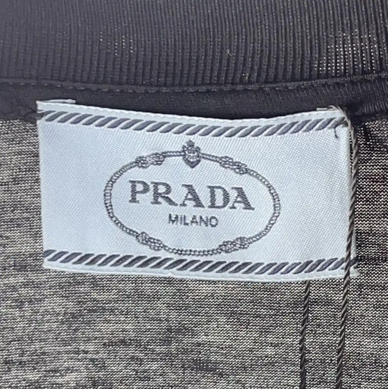 Prada Prada Black Cotton Men's T-Shirt Size US XS / EU 42 / 0 - 4 Thumbnail