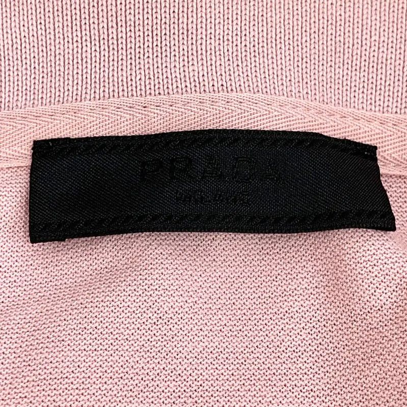 Prada Prada Men's Pink Cotton Polo Shirt Size US M / EU 48-50 / 2 - 6 Thumbnail