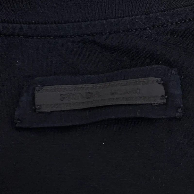 Prada Prada Black V-Neck Men's T-Shirt Size XL Size US XL / EU 56 / 4 - 5 Thumbnail