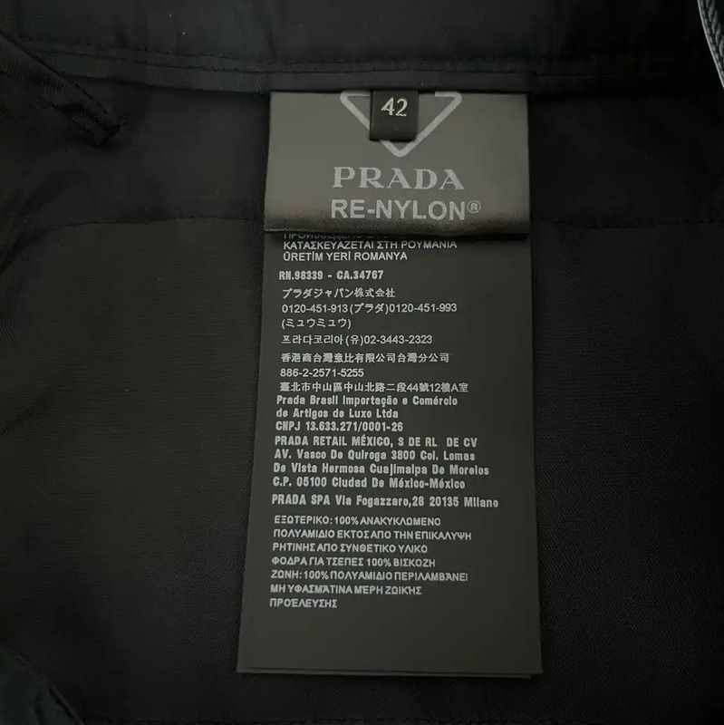 Prada Prada Black Nylon Casual Pants for Men Size US 26 / EU 42 - 4 Thumbnail
