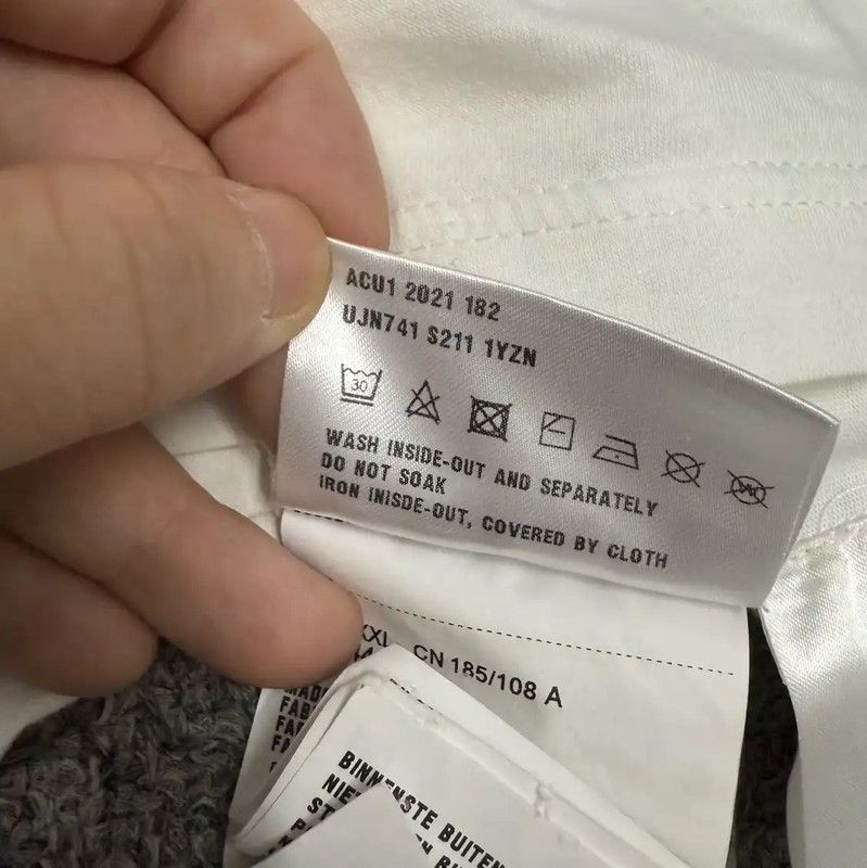 Prada Prada White Cotton Men's T-Shirt XXL Size US XXL / EU 58 / 5 - 5 Thumbnail
