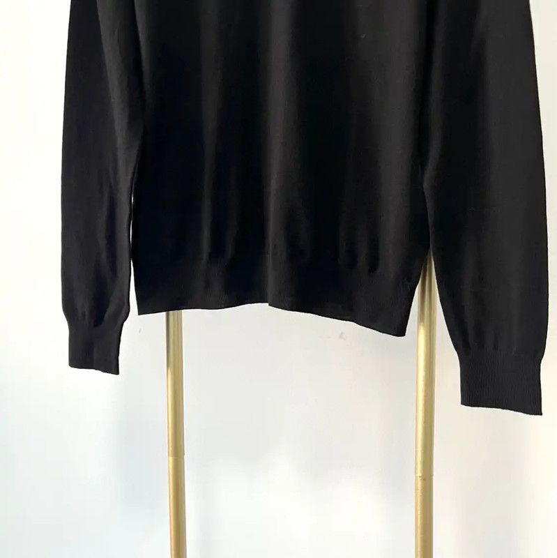 Prada Prada Black Long Sleeve Knitted Shirt Size US S / EU 44-46 / 1 - 4 Thumbnail