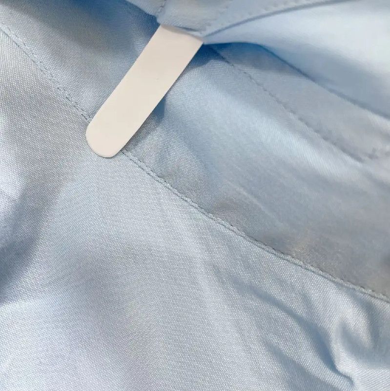 Prada Prada Men's Long Sleeve Shirt in Light Blue Size US M / EU 48-50 / 2 - 4 Thumbnail