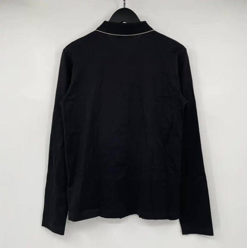 Prada Prada Black Long Sleeve Cotton Shirt for Men Size US L / EU 52-54 / 3 - 2 Thumbnail
