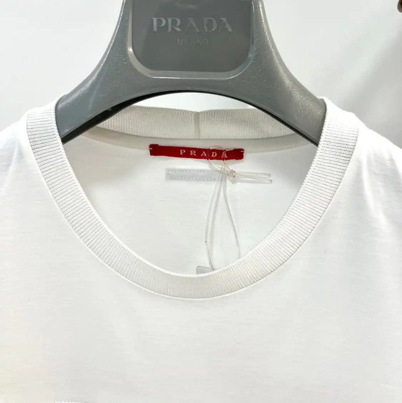 Prada Prada Multi-Color Cotton Short Sleeve T-Shirt Size US S / EU 44-46 / 1 - 2 Thumbnail