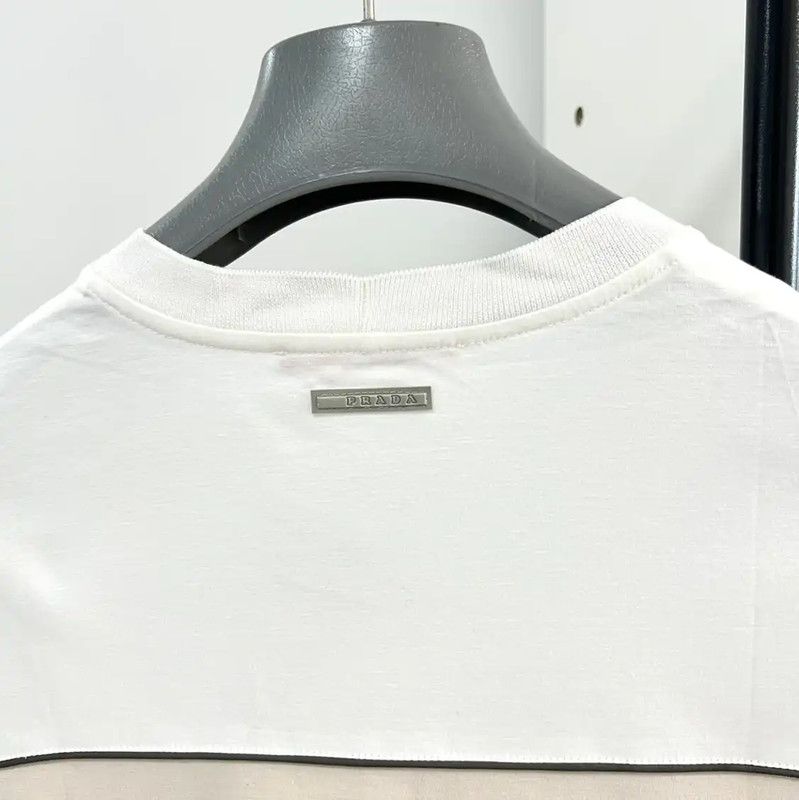 Prada Prada Multi-Color Cotton Short Sleeve T-Shirt Size US S / EU 44-46 / 1 - 6 Thumbnail