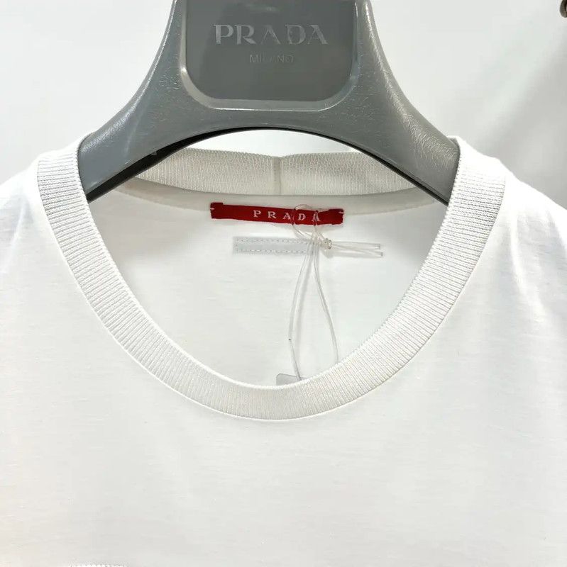 Prada Prada Men's Summer Colorblock Cotton T-Shirt Size US M / EU 48-50 / 2 - 2 Thumbnail