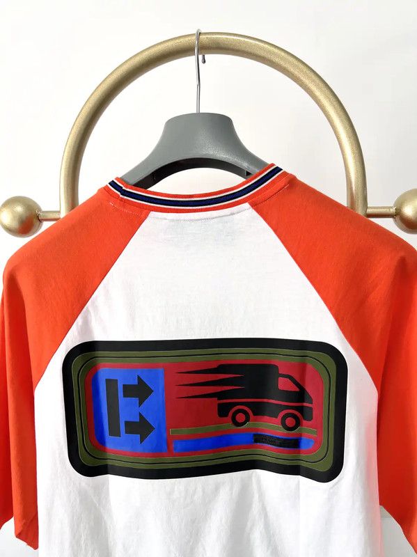 Prada Prada Men's Summer White Cotton T-Shirt Size US M / EU 48-50 / 2 - 6 Thumbnail