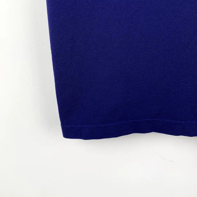 Prada Men's Cotton Polo Shirt in Deep Blue