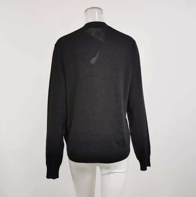 Prada Prada Grey Wool Long Sleeve Cardigan for Men Size US XL / EU 56 / 4 - 3 Thumbnail