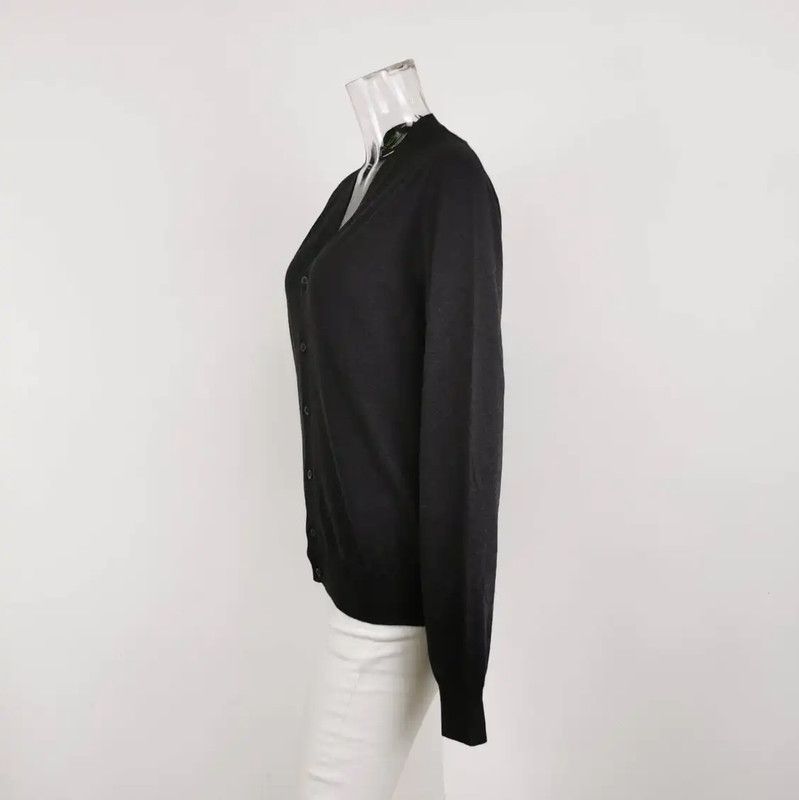 Prada Prada Grey Wool Long Sleeve Cardigan for Men Size US XL / EU 56 / 4 - 2 Thumbnail