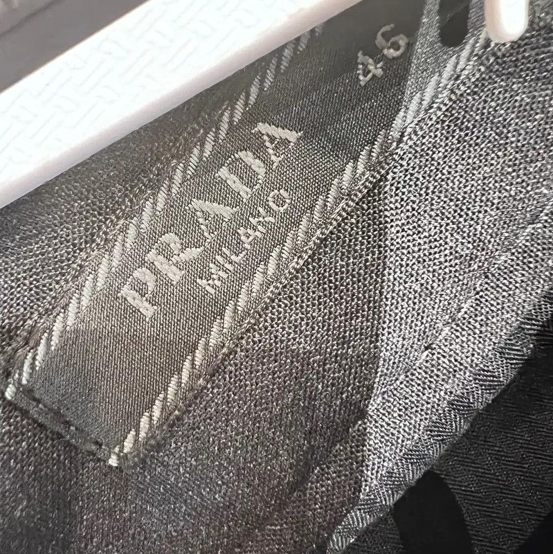 Prada Prada Black Striped Wool Casual Trousers for Men Size US 44 / EU 60 - 5 Thumbnail