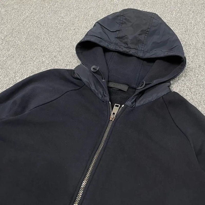 Prada Prada Blue Cotton Men's Jacket Size US S / EU 44-46 / 1 - 2 Thumbnail