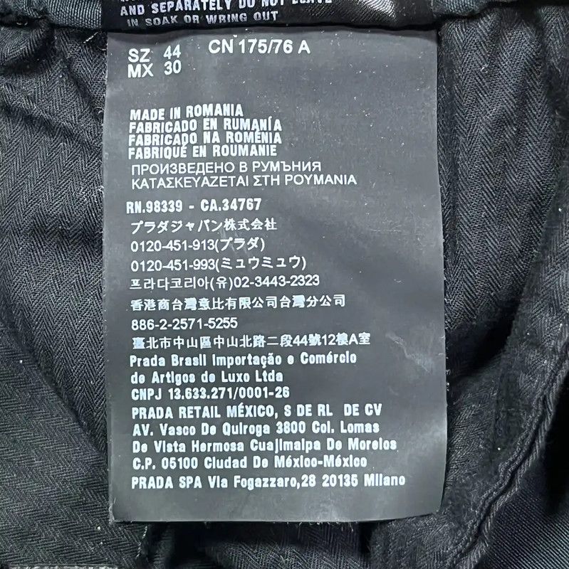 Prada Prada Black Casual Pants for Men Size US 38 / EU 54 - 3 Thumbnail