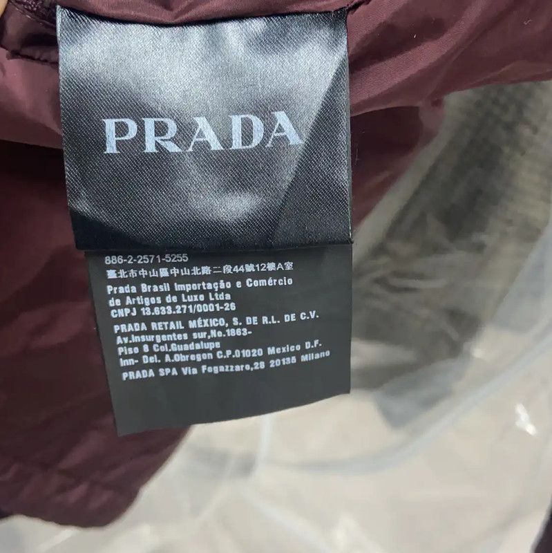 Prada Prada Red Polyester Long Sleeve Jacket Size US XL / EU 56 / 4 - 2 Thumbnail
