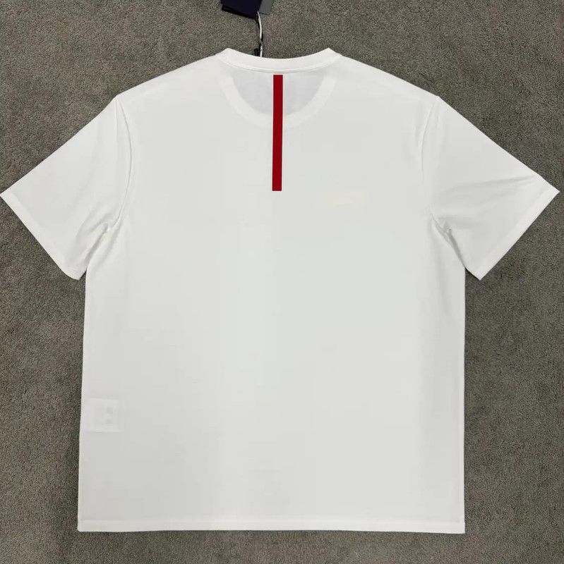 Prada Prada White Cotton T-Shirt for Men Size US L / EU 52-54 / 3 - 2 Thumbnail