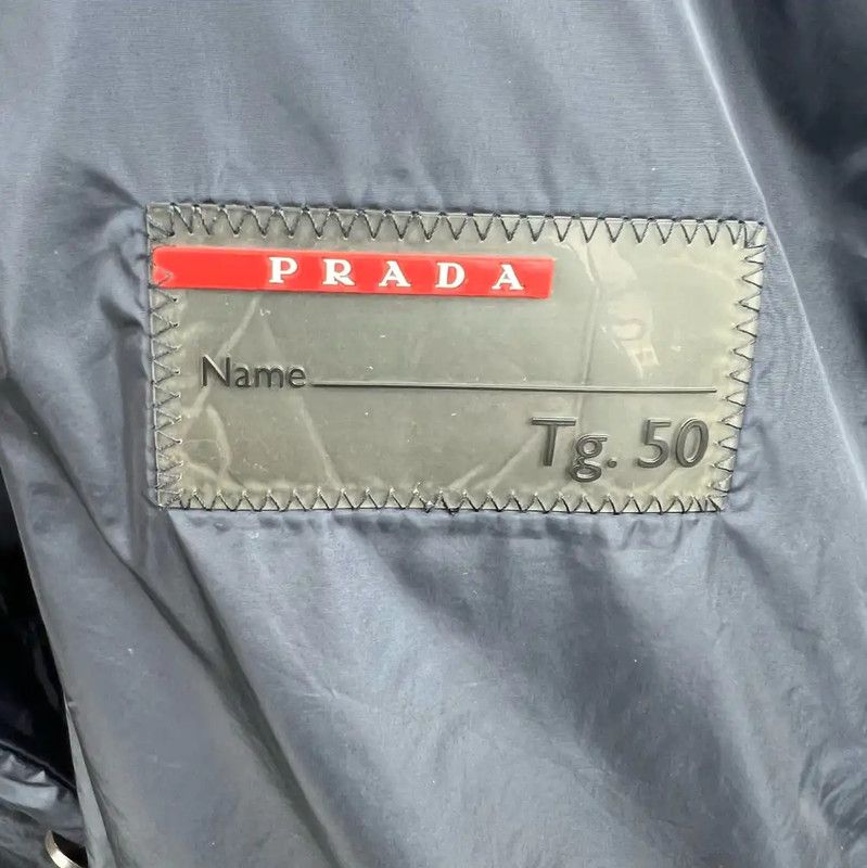 Prada Prada Men's Navy Cotton Overcoat Size US M / EU 48-50 / 2 - 3 Thumbnail