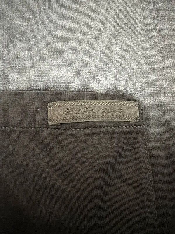 Prada Prada Black Silk Embroidered Logo Men's Polo Size US XL / EU 56 / 4 - 4 Thumbnail