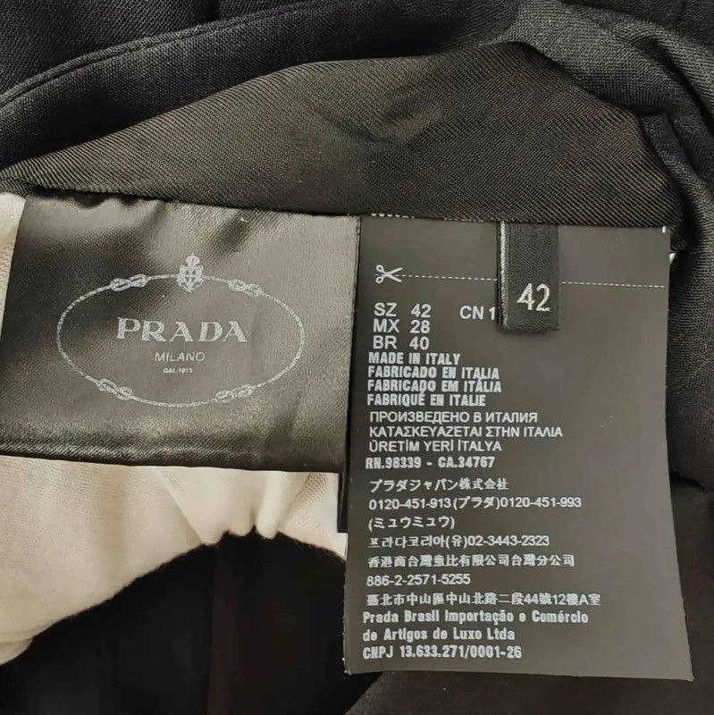 Prada Prada Black Men's Jacket in Size L Size US L / EU 52-54 / 3 - 4 Thumbnail