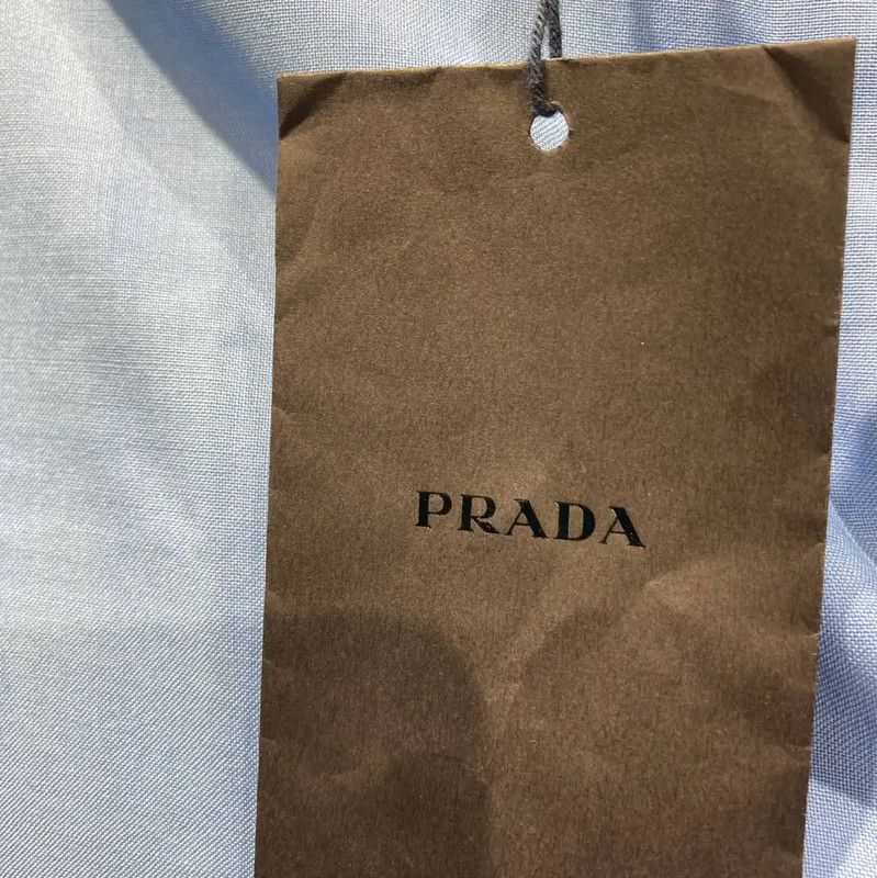 Prada Prada Blue Cotton Casual Pants for Men Size US 30 / EU 46 - 3 Thumbnail