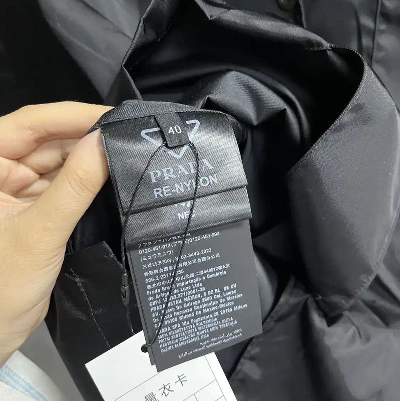 Prada Prada Black Nylon Short Sleeve Shirt Size US M / EU 48-50 / 2 - 3 Thumbnail
