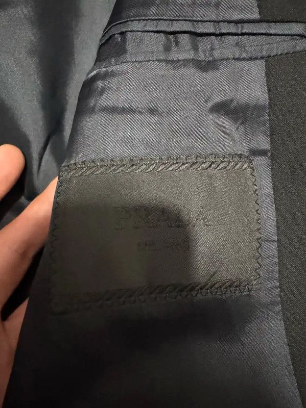 Prada Prada Wool Men's Black Blazer Size US M / EU 48-50 / 2 - 3 Thumbnail