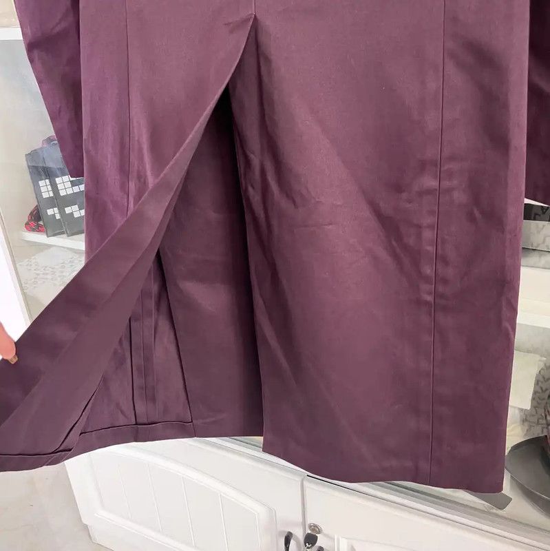Prada Prada Burgundy Cotton Mid-Length Men's Coat Size US S / EU 44-46 / 1 - 5 Thumbnail