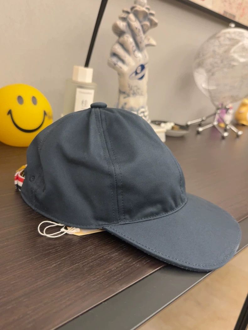 Thom Browne Thom Browne New Navy Baseball Cap - dmc Size ONE SIZE - 6 Thumbnail